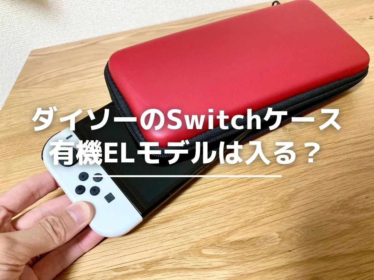 Nintendo Switch （有機ELモデル）100均ケース付き-