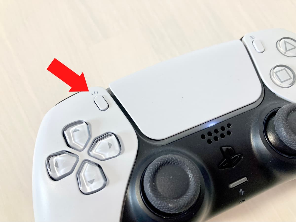 PS5のクリエイトボタン