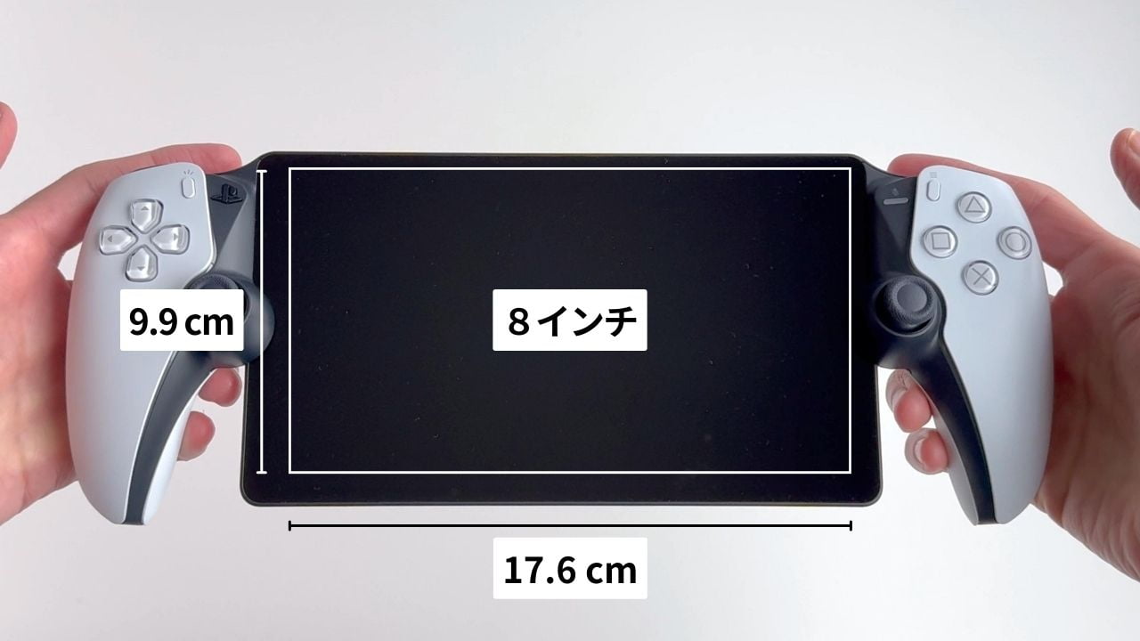 PlayStation Portalリモートプレイヤーの画面サイズ