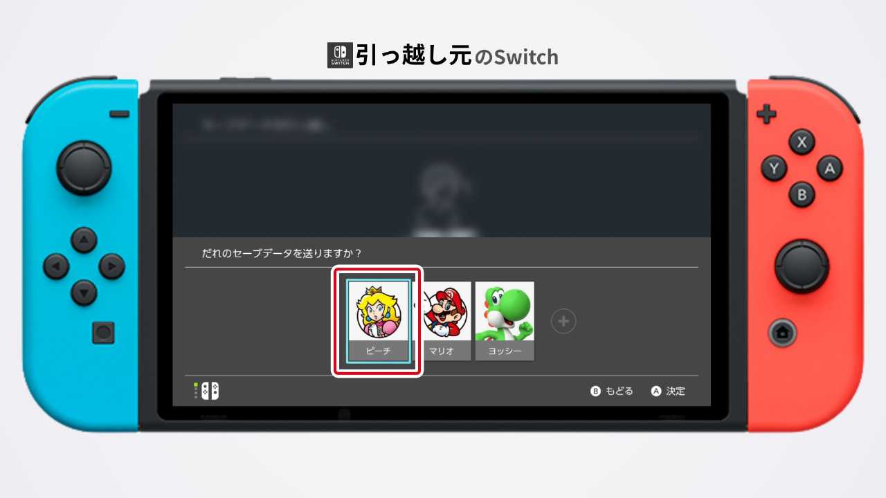 ユーザー選択画面