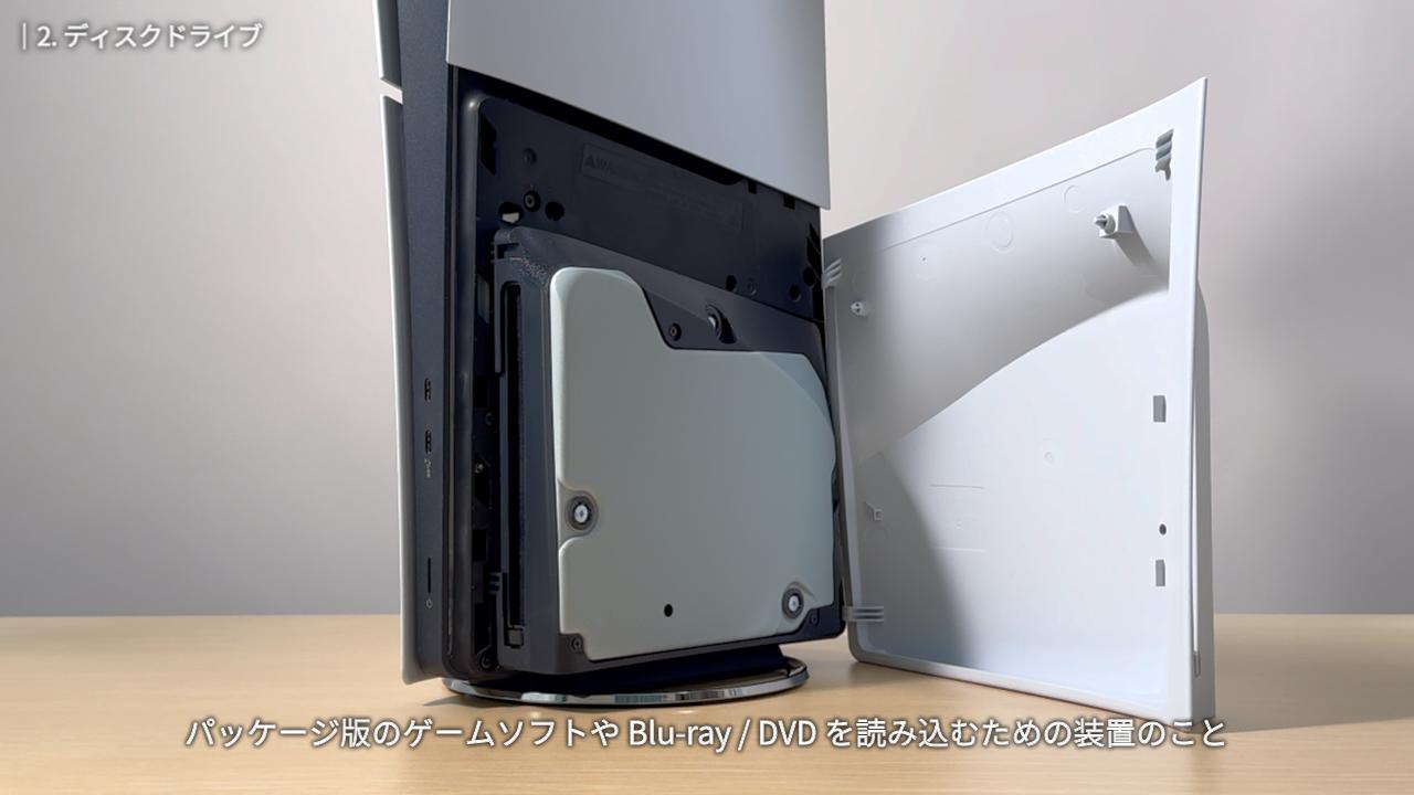 ディスクドライブ装着後のPS5